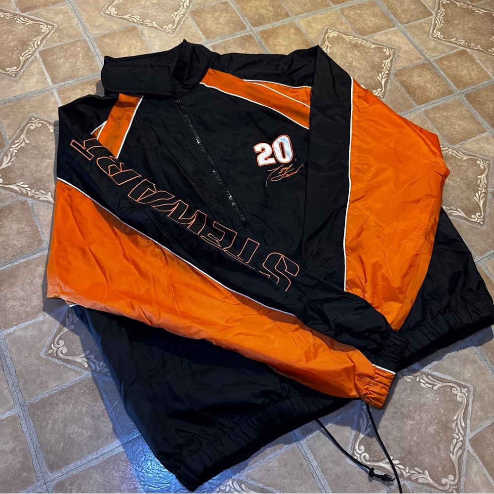 Vintage Tony Stewart #20 NASCAR Racing Jacket - Winners Circle (Large).